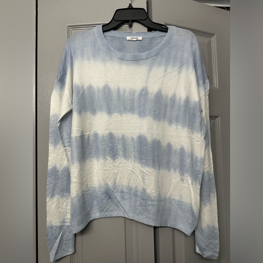 Splendid Blue and White Sweater